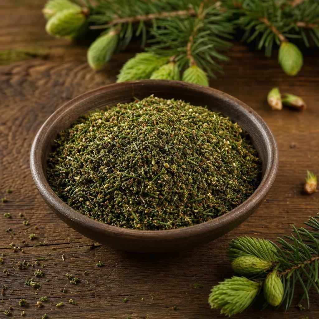 Bourgeons de sapin broyés - Les Épices Curieuses